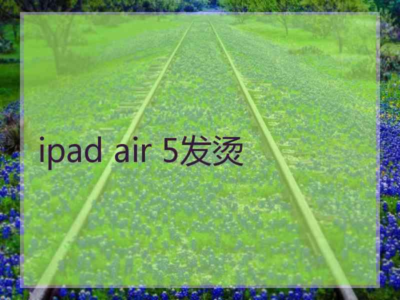 ipad air 5发烫