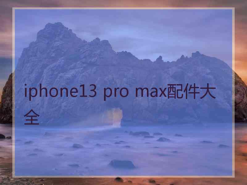 iphone13 pro max配件大全