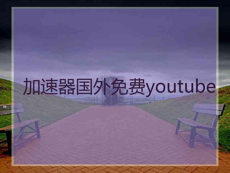 加速器国外免费youtube