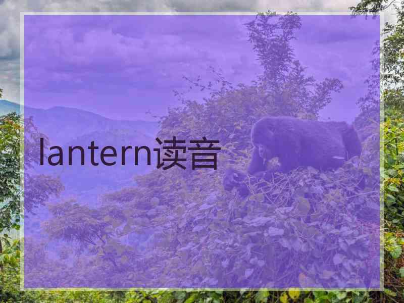 lantern读音