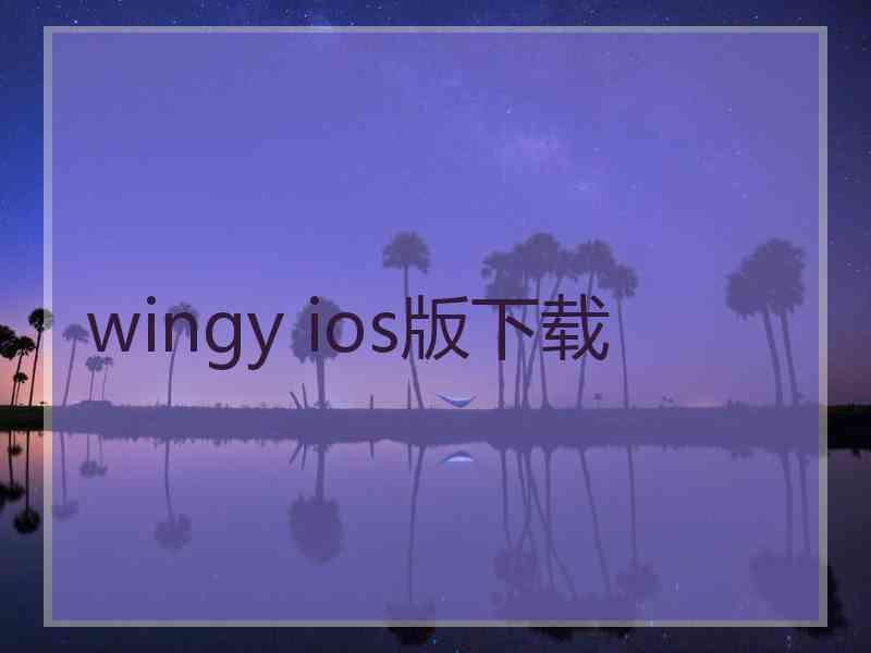 wingy ios版下载