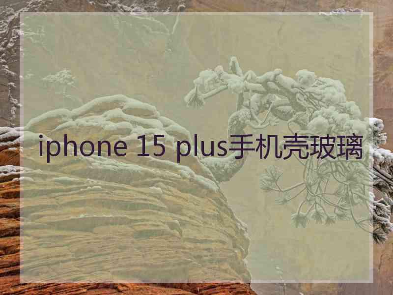 iphone 15 plus手机壳玻璃