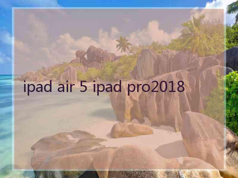 ipad air 5 ipad pro2018