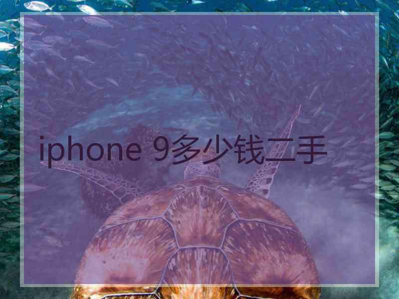 iphone 9多少钱二手