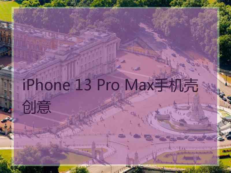 iPhone 13 Pro Max手机壳创意