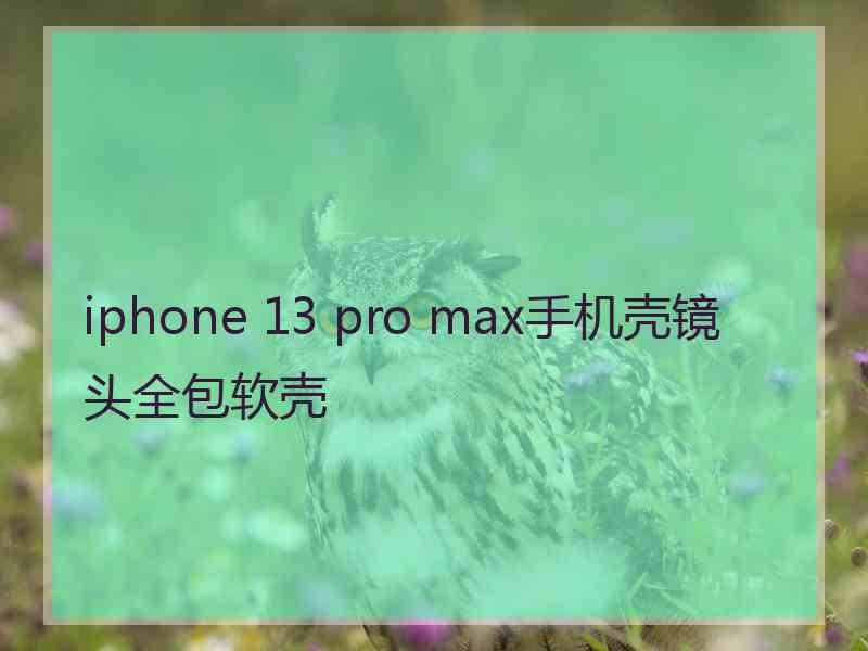 iphone 13 pro max手机壳镜头全包软壳