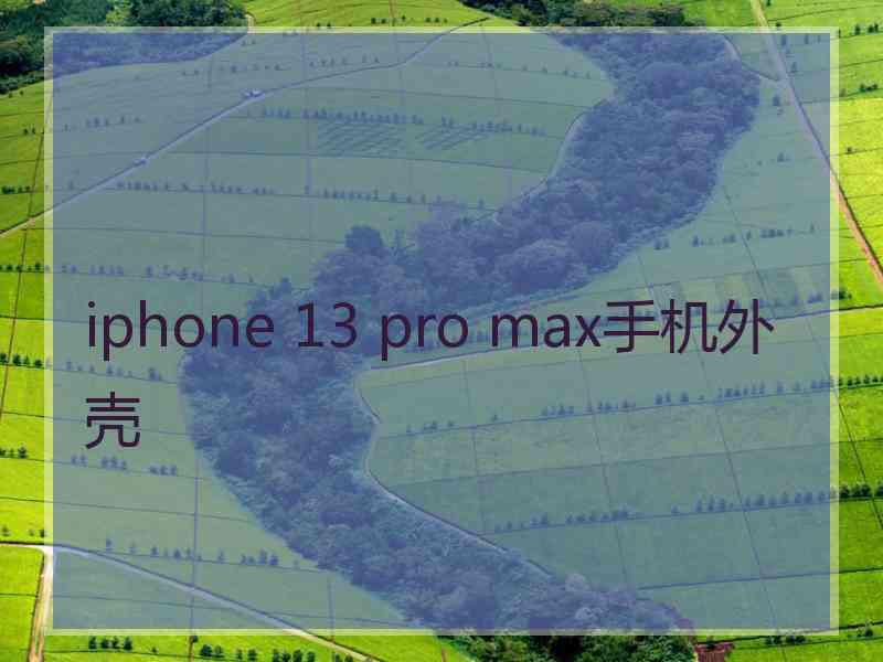 iphone 13 pro max手机外壳