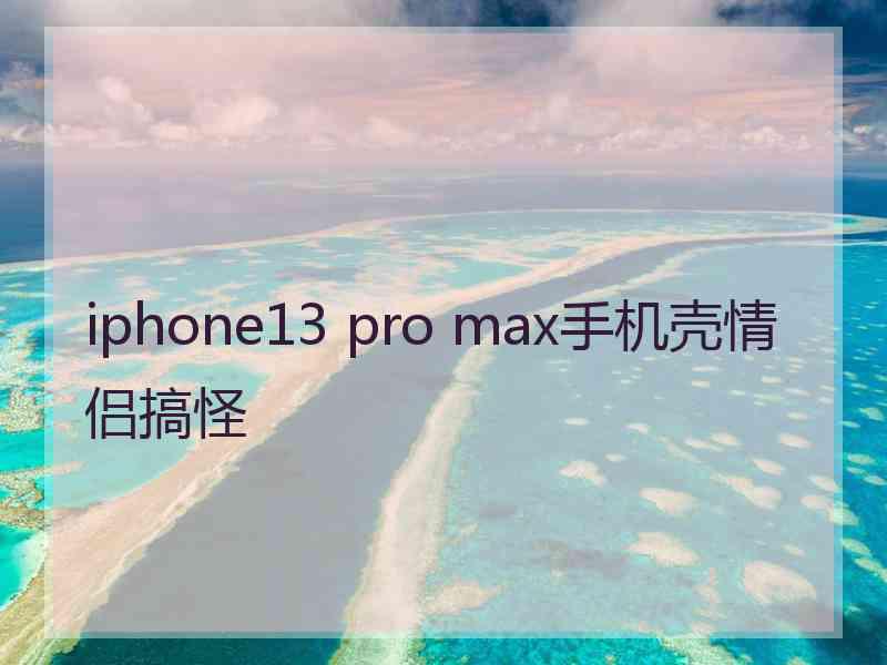 iphone13 pro max手机壳情侣搞怪