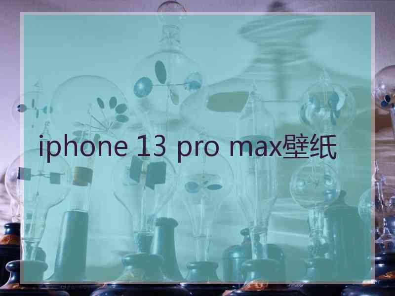 iphone 13 pro max壁纸