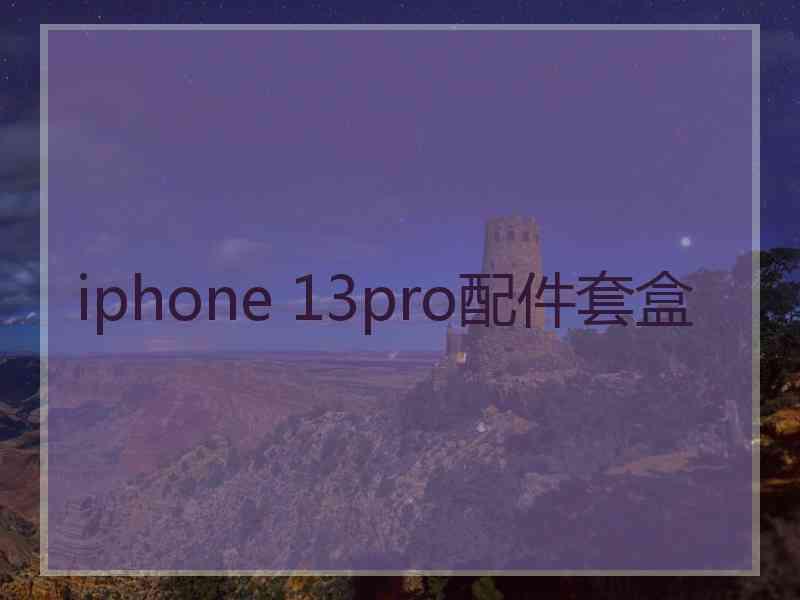 iphone 13pro配件套盒