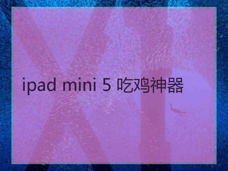 ipad mini 5 吃鸡神器