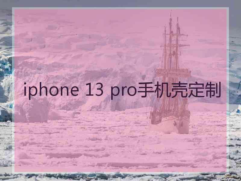 iphone 13 pro手机壳定制