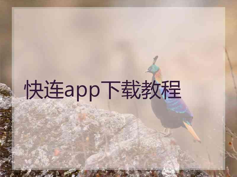 快连app下载教程