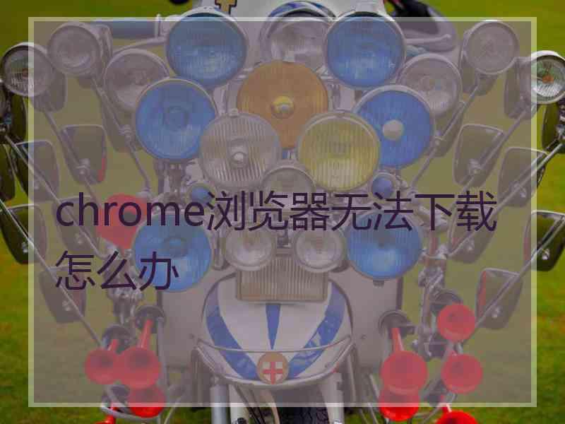 chrome浏览器无法下载怎么办