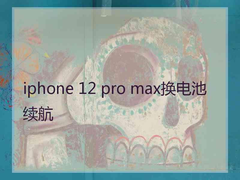 iphone 12 pro max换电池续航