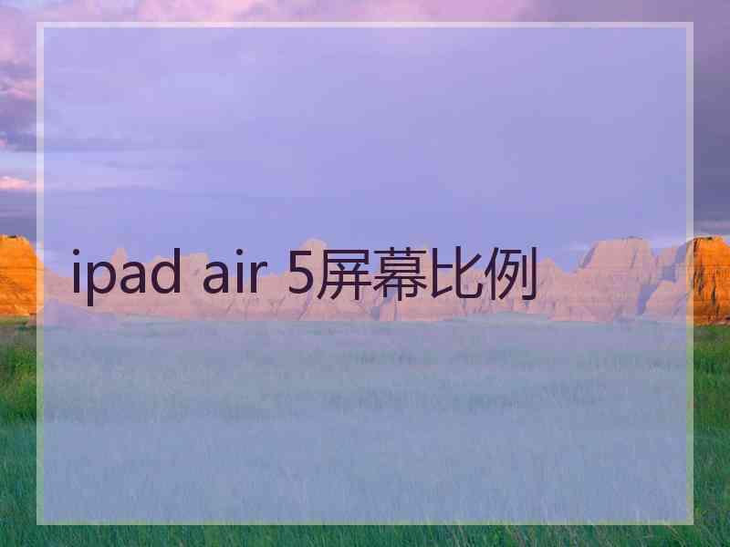 ipad air 5屏幕比例