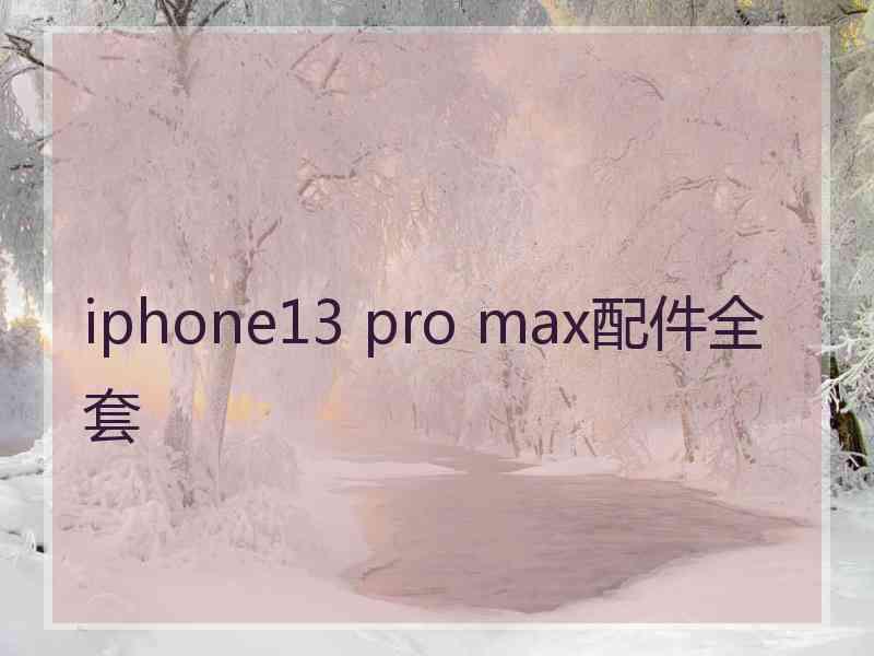 iphone13 pro max配件全套