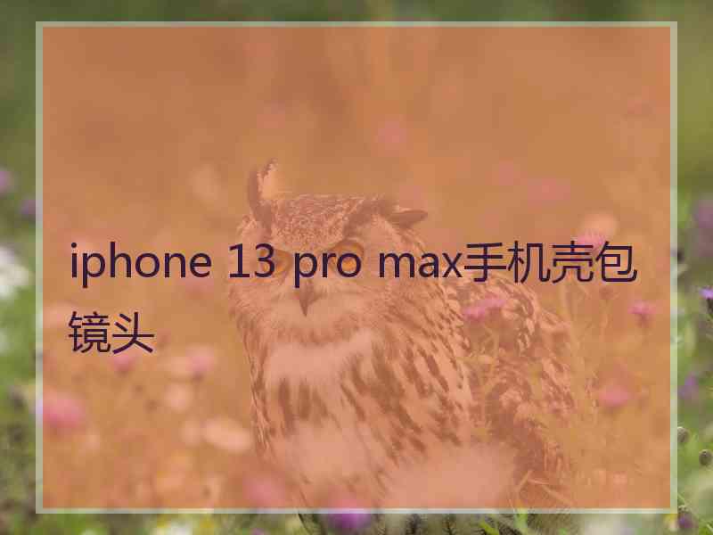 iphone 13 pro max手机壳包镜头