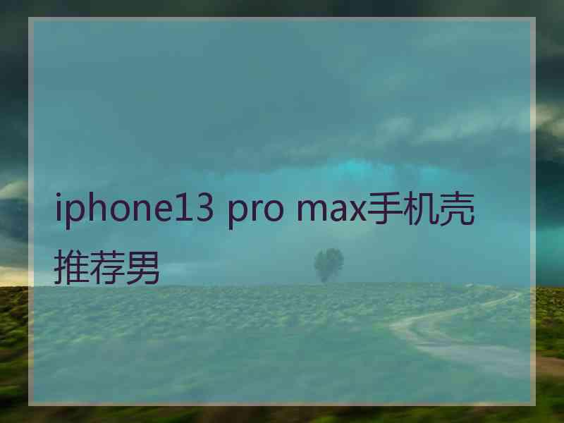 iphone13 pro max手机壳推荐男