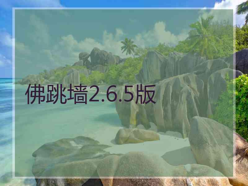 佛跳墙2.6.5版