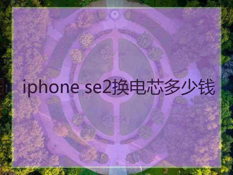 iphone se2换电芯多少钱