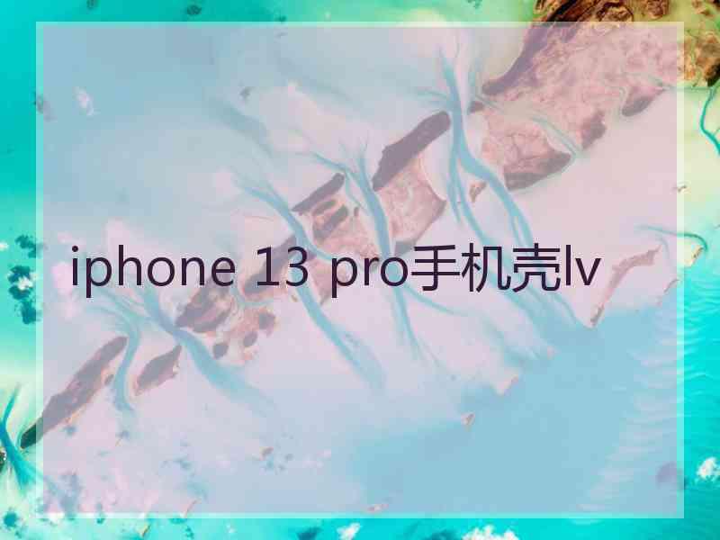 iphone 13 pro手机壳lv