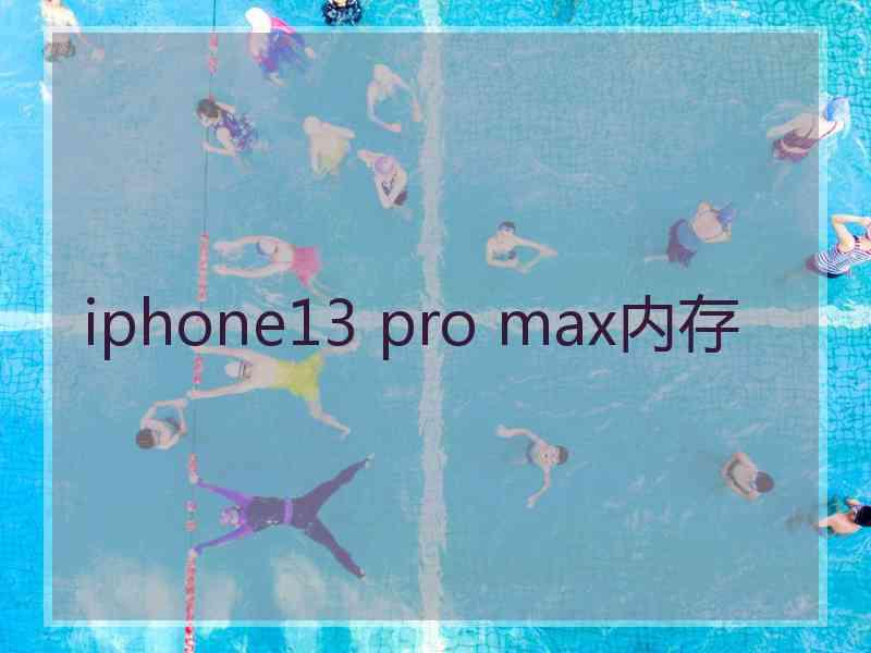 iphone13 pro max内存