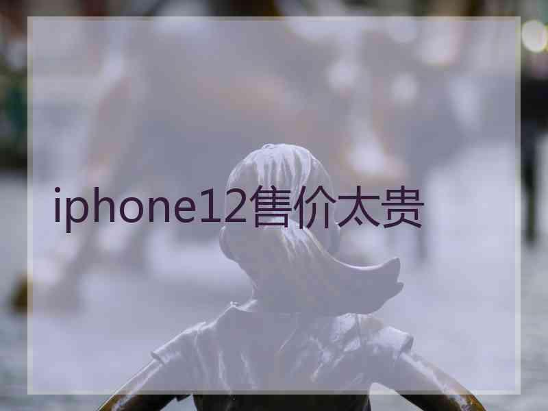 iphone12售价太贵