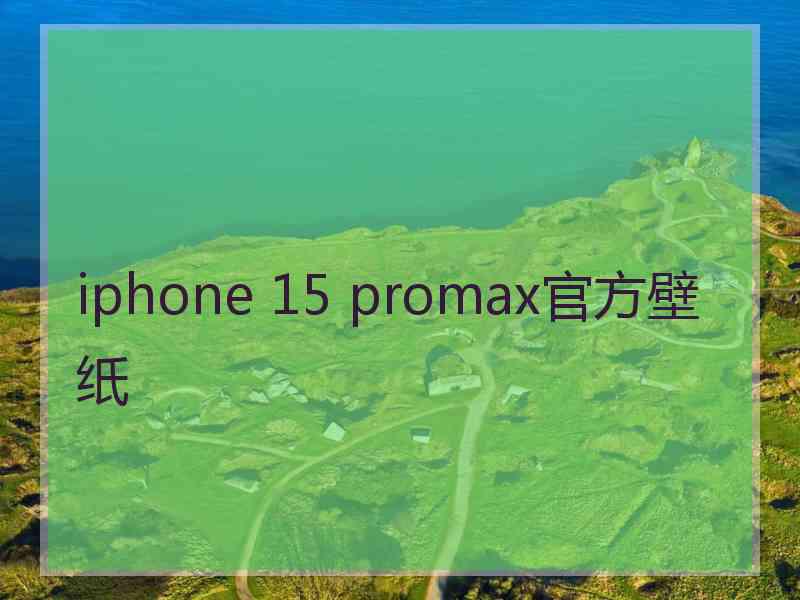 iphone 15 promax官方壁纸