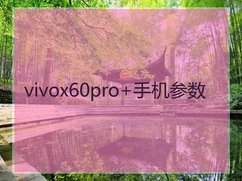 vivox60pro+手机参数