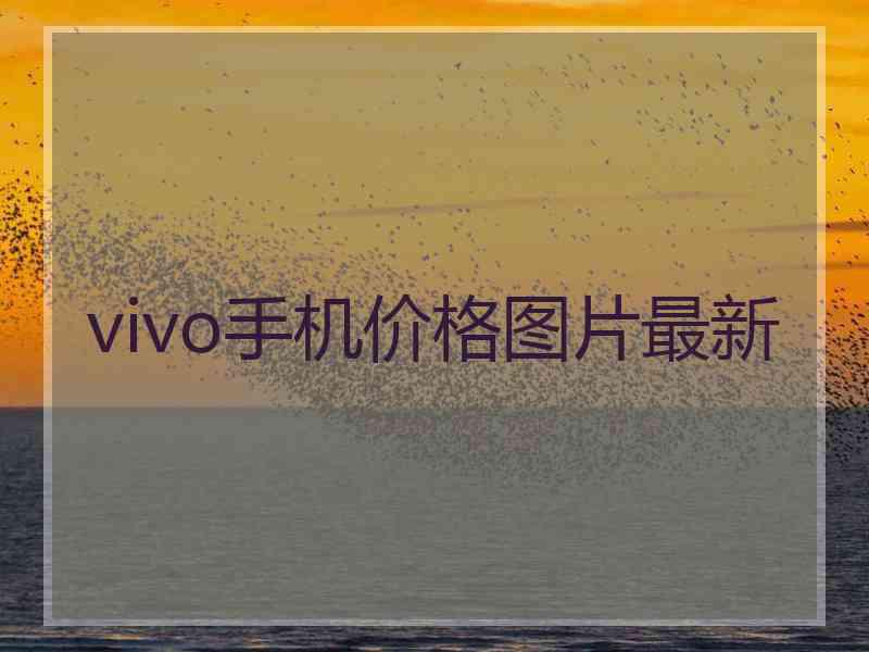 vivo手机价格图片最新