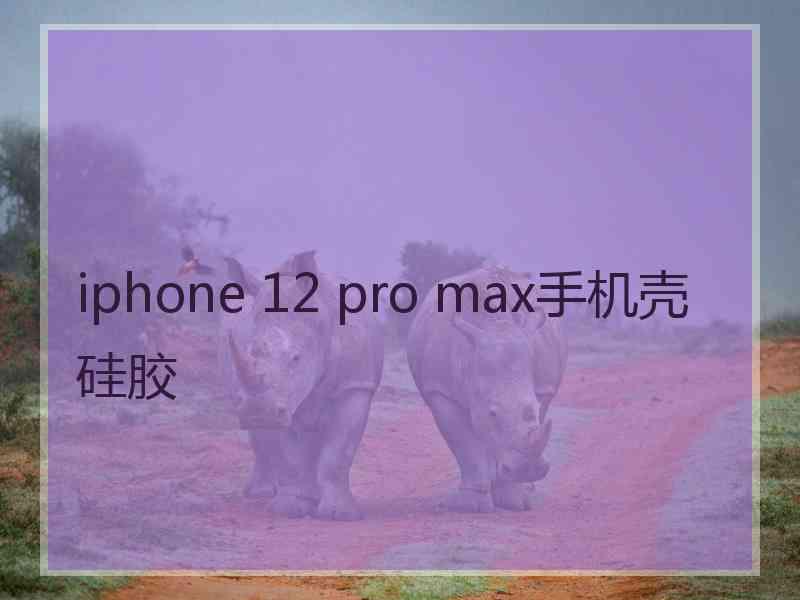 iphone 12 pro max手机壳硅胶