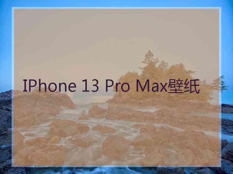 IPhone 13 Pro Max壁纸