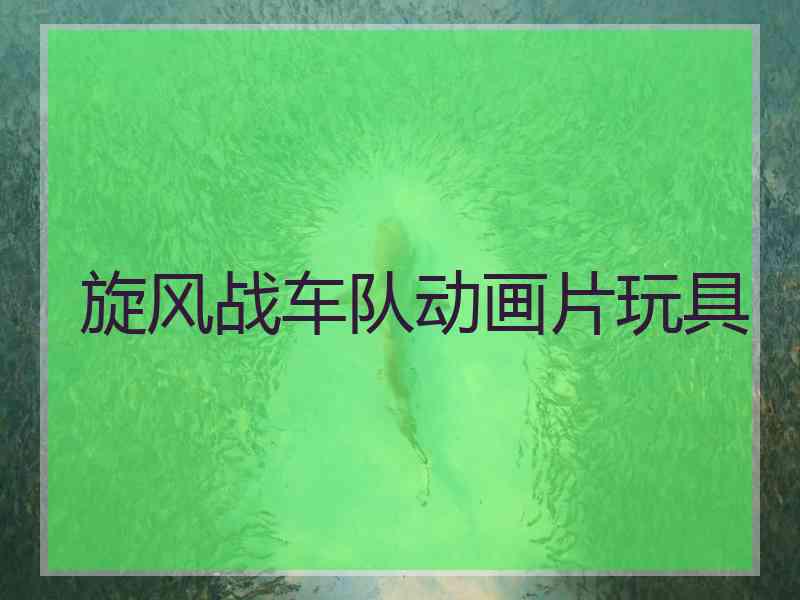 旋风战车队动画片玩具