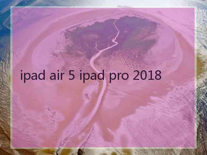 ipad air 5 ipad pro 2018