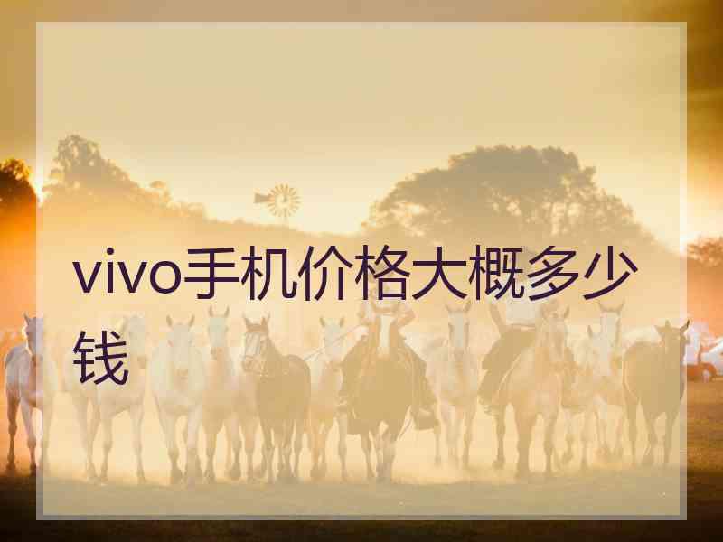 vivo手机价格大概多少钱