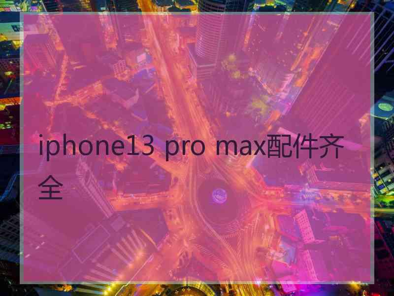 iphone13 pro max配件齐全