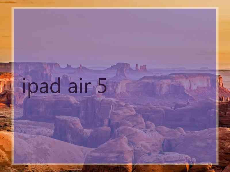 ipad air 5