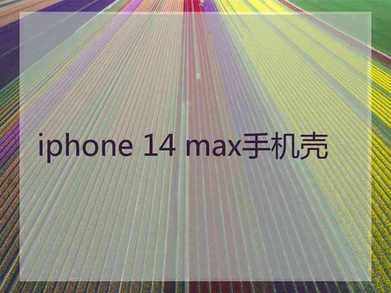 iphone 14 max手机壳