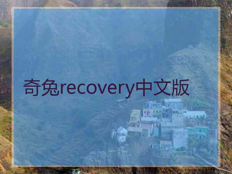 奇兔recovery中文版