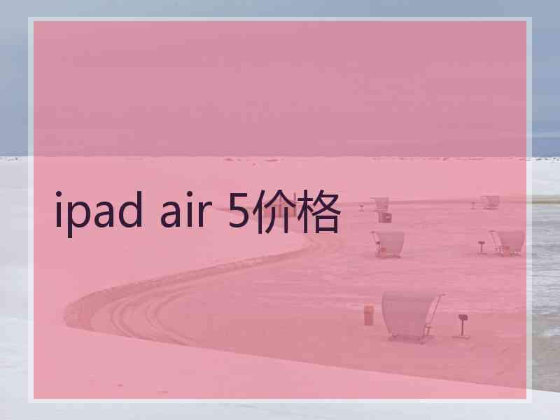 ipad air 5价格