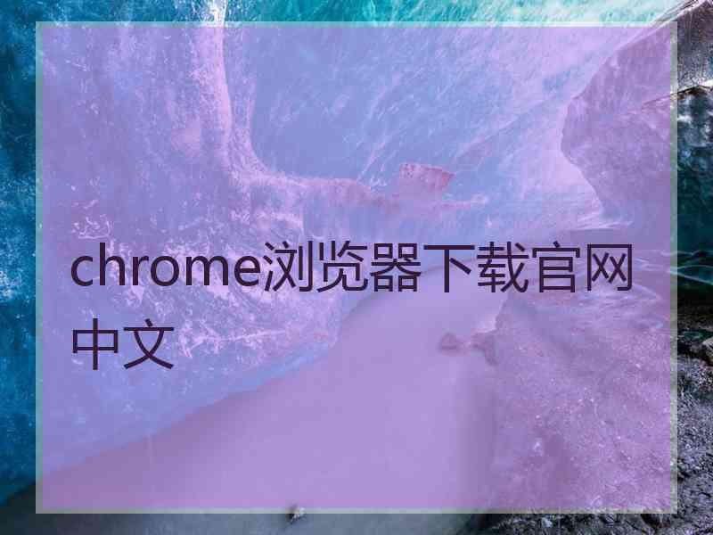 chrome浏览器下载官网中文