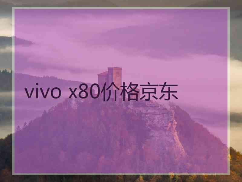 vivo x80价格京东